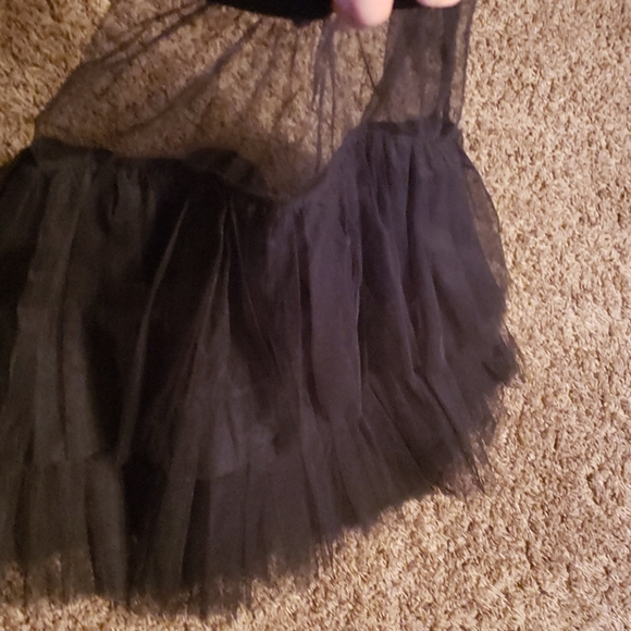 bcbgmaxazria sheer tiered mesh crinoline skirt nwot - Picture 4 of 4